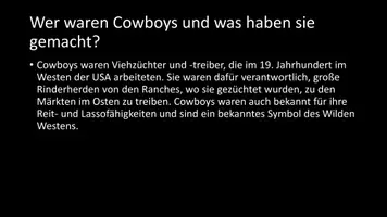 Vorschau - Arbeitsblätter - AB mit Fragen zum Thema "Wilder Westen" + Lösungsblatt - Seite 3