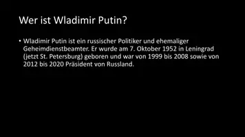 Vorschau - Arbeitsblätter - AB mit Fragen zum Thema "Wladimir Putin" + Lösungsblatt + Infografik - Seite 3