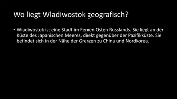 Vorschau - Arbeitsblätter - AB mit Fragen zum Thema "Wladiwostok" + Lösungsblatt - Seite 2
