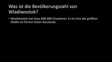 Vorschau - Arbeitsblätter - AB mit Fragen zum Thema "Wladiwostok" + Lösungsblatt - Seite 3