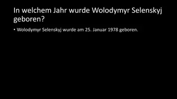 Vorschau - Arbeitsblätter - AB mit Fragen zum Thema "Wolodymyr Selenskyj" + Lösungsblatt - Seite 3