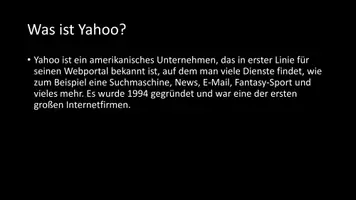 Vorschau - Arbeitsblätter - AB mit Fragen zum Thema "Yahoo" + Lösungsblatt - Seite 2