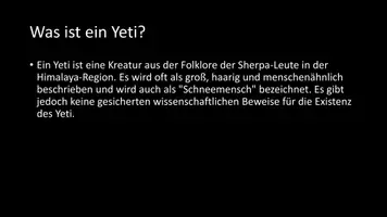 Vorschau - Arbeitsblätter - AB mit Fragen zum Thema "Yeti" + Lösungsblatt + Infografik - Seite 3