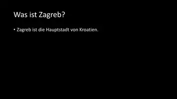 Vorschau - Arbeitsblätter - AB mit Fragen zum Thema "Zagreb" + Lösungsblatt - Seite 2
