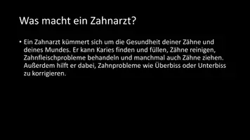 Vorschau - Arbeitsblätter - AB mit Fragen zum Thema "Zahnarzt" + Lösungsblatt + Mindmap - Seite 3