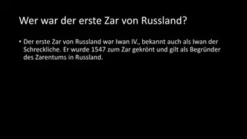 Vorschau - Arbeitsblätter - AB mit Fragen zum Thema "Zar" + Lösungsblatt - Seite 2