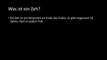 Vorschau - Arbeitsblätter - AB mit Fragen zum Thema "Zeh" + Lösungsblatt - Seite 2