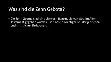 Vorschau - Arbeitsblätter - AB mit Fragen zum Thema "Zehn Gebote" + Lösungsblatt + Infografik - Seite 2