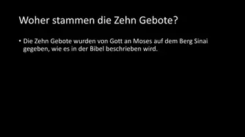 Vorschau - Arbeitsblätter - AB mit Fragen zum Thema "Zehn Gebote" + Lösungsblatt + Infografik - Seite 3