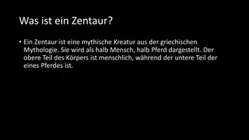 Vorschau - Arbeitsblätter - AB mit Fragen zum Thema "Zentauren" + Lösungsblatt - Seite 2