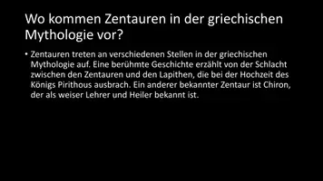 Vorschau - Arbeitsblätter - AB mit Fragen zum Thema "Zentauren" + Lösungsblatt - Seite 3
