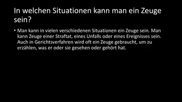 Vorschau - Arbeitsblätter - AB mit Fragen zum Thema "Zeugen" + Lösungsblatt - Seite 3