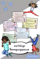 Vorschau - Fördermaterial/Inklusion - würfelige Bewegungspause für zwischendurch - Deckblatt