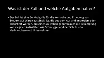 Vorschau - Arbeitsblätter - AB mit Fragen zum Thema "Zoll (Grenze)" + Lösungsblatt + Infografik - Seite 3