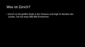 Vorschau - Arbeitsblätter - AB mit Fragen zum Thema "Zürich" + Lösungsblatt + Infografik - Seite 3