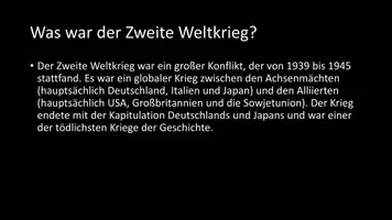 Vorschau - Arbeitsblätter - AB mit Fragen zum Thema "Zweiter Weltkrieg" + Lösungsblatt + Mindmap + Infografik - Seite 3