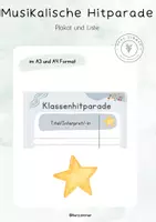 Vorschau - Poster - Klassenhitparade Visualisierungsplakat - Deckblatt