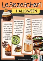 Vorschau - Mal- und Bastelvorlagen - Lustige Halloween-Lesezeichen für Kreative und Leseratten | 1. bis 6. Klasse - Seite 2