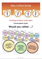 Vorschau - Spiele - Getting to know each other - Would you rather …? (Conversation Cards) - Deckblatt