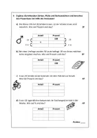 Vorschau - Klassenarbeiten - Klassenarbeit Prozentsatz - Prozentrechnung - Seite 3