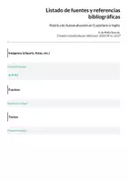 Vista previa - Refuerzo / NEE / Materiales de apoyo - Rúbrica de Autoevaluación en Castellano e Inglés - página 2