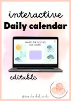 Vista previa - Presentaciones - Daily Calendar Presentación Editable - Morning Routine - Portada