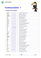 Vorschau - Arbeitsblätter - Funktionswörter 1-3 : Kurze, häufige Wörter richtig schreiben - Seite 2