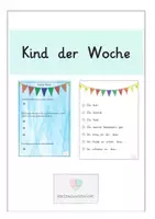 Vorschau - Unterrichtsreihen - Kind der Woche_positive Verstärkung - Deckblatt
