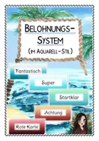 Vorschau - Poster - Belohnungssytem / Token-System (im Aquarell-Stil) - Deckblatt