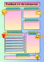 Vorschau - Arbeitsblätter - Lehrerzeugnis: Feedback für LehrerInnen (SI) - Seite 2