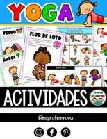 Vista previa - Tarjetas / Manipulativos - Posturas de yoga - posters en español - Portada