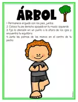 Vista previa - Tarjetas / Manipulativos - Posturas de yoga - posters en español - página 3