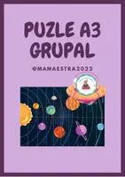 Vista previa - Juegos / Gamificación - Puzle A3 - El sistema solar - página 1
