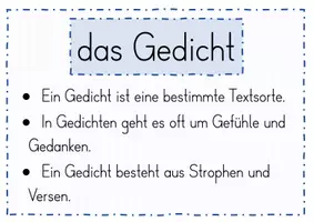 Vorschau - Poster - Gedichte - Tafelmaterial (Gedichtformen, Reime & Aufbau) - Seite 2