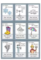 Vorschau - Spiele - Wetter - Lesespiel - Ich habe ... Wer hat ... ? in 2 Versionen - Seite 3