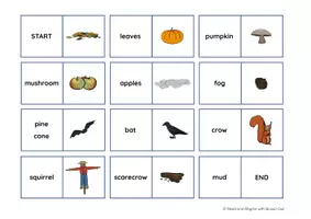 Vista previa - Juegos / Gamificación - Brown Owl's Autumn - Dominoes - página 1