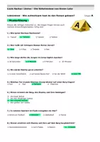 Vorschau - Arbeitsblätter - Lesetest - Löcher - Geheimnisse von Green Lake Lektüretest mit Lösung A B - Louis Sachar - Seite 3