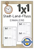Vorschau - Arbeitsblätter - Kleines Materialpaket zum Einmaleins - Seite 1