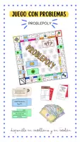 Vista previa - Juegos / Gamificación - JUEGO DE MESA CON PROBLEMAS MATEMÁTICOS - Portada