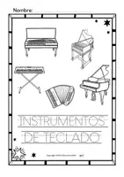 Vista previa - Manualidades / Dibujos para colorear - Paquete Instrumentos Musicales para Colorear - Familia de Instrumentos - página 2