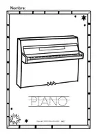 Vista previa - Manualidades / Dibujos para colorear - Paquete Instrumentos Musicales para Colorear - Familia de Instrumentos - página 3