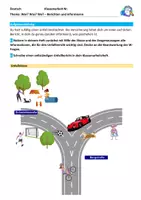 Vorschau - Klassenarbeiten - Unfallbericht - Klassenarbeit mit Erwartungshorizont - Berichte schreiben - Seite 1