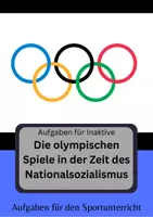 Vorschau - Arbeitsblätter - Material für Inaktive - Olympia in der Zeit des Nationalsozialismus - Deckblatt
