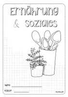 Vorschau - Mal- und Bastelvorlagen - Deckblätter | Ernährung & Soziales | mit Inhaltsverzeichnis - Seite 3