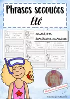 Aperçu - Feuilles d'exercices - Phrases secouées: Été - Page de couverture