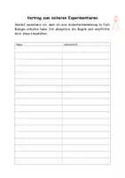 Vorschau - Anderer Materialtyp - Vertrag zum sicheren Experimentieren -Biologie - Seite 2