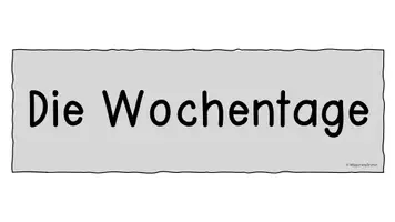 Vorschau - Anderer Materialtyp - Wochentage und passende Zeitadverben | FREEBIE | Sachunterricht | HSU - Seite 1