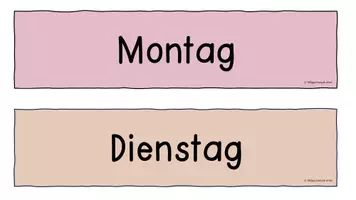 Vorschau - Anderer Materialtyp - Wochentage und passende Zeitadverben | FREEBIE | Sachunterricht | HSU - Seite 2