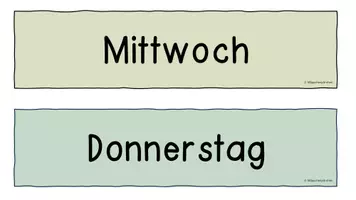 Vorschau - Anderer Materialtyp - Wochentage und passende Zeitadverben | FREEBIE | Sachunterricht | HSU - Seite 3