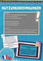 Vorschau - Mal- und Bastelvorlagen - Deckblatt (Schnellhefter): Französisch - Seite 1